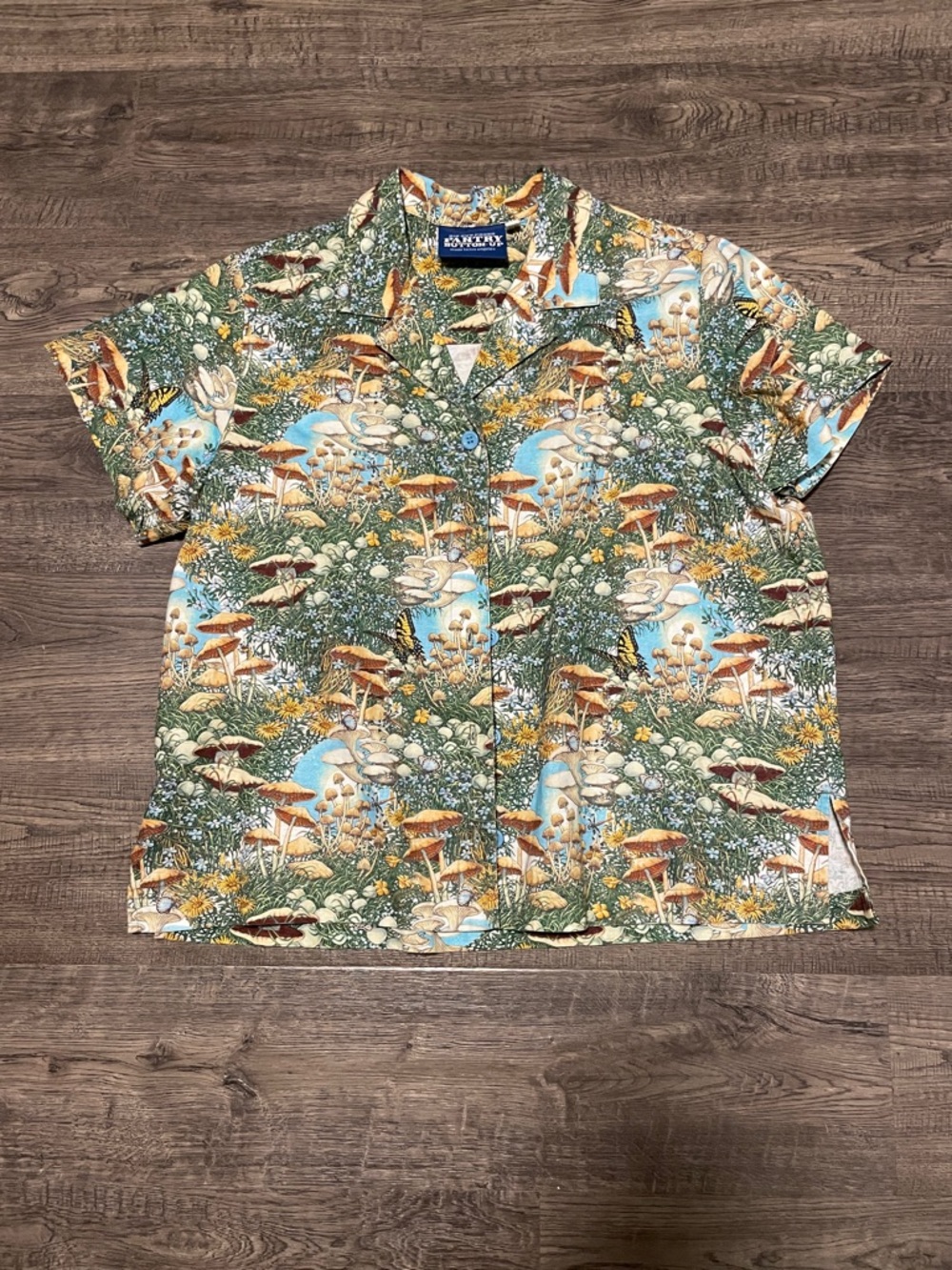 🍄‍🟫 RARE 🍄 Big Bud Press Pantry Button-Up Shirt - Bill Ogden Print